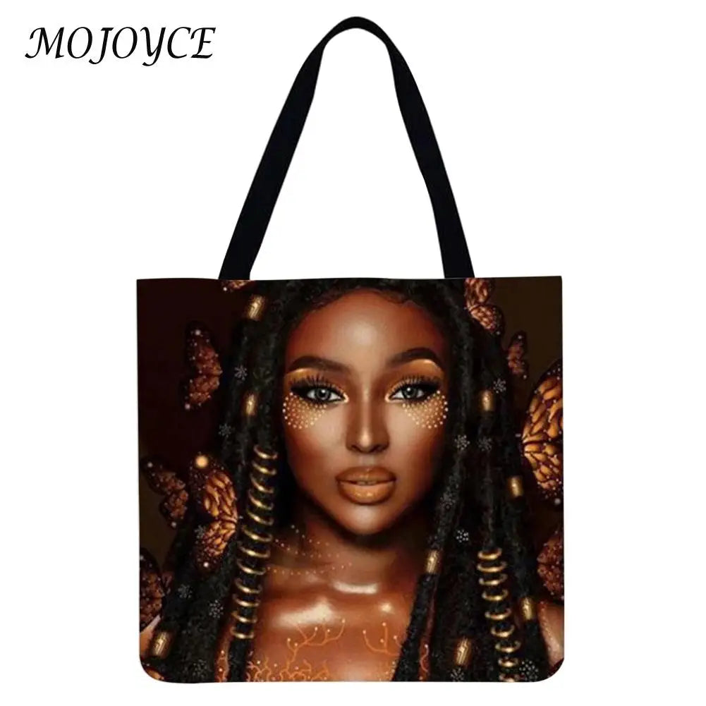 Printed Shoulder Bag Large Capacity Shopper Handbag