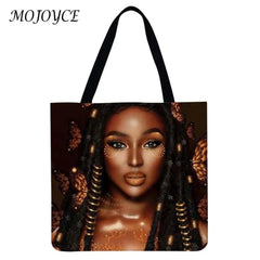 Printed Shoulder Bag Large Capacity Shopper Handbag