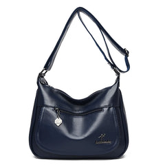 High Leather Women's Shoulder Bag - Multiple Colors