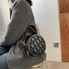Rhombus Chocolate Cake Shoulder Bag