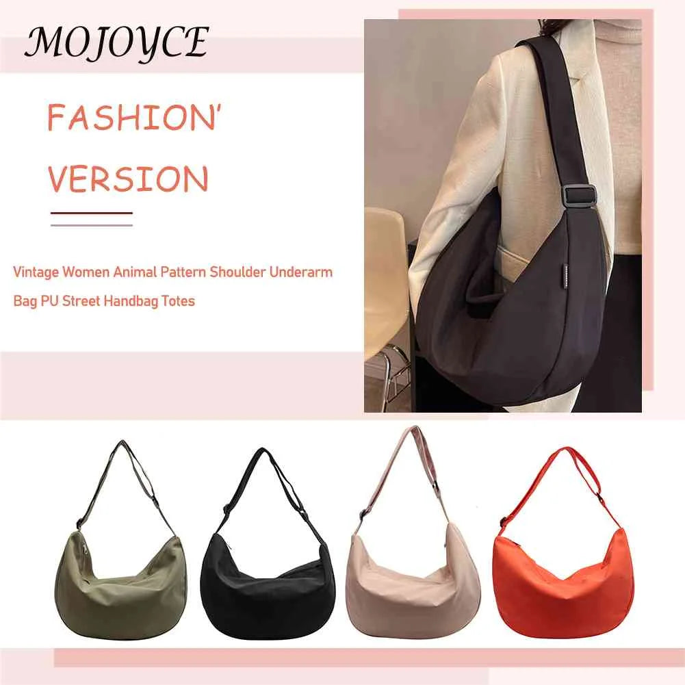 Women Shoulder Crossbody Bag Large Capacity Solid Crossbody Hand Bags Casual