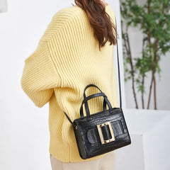 Women Shoulder Crossbody Bags PU Leather Messenger Bag Female Small Square Bag C