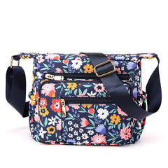 Leather Shoulder Handbag Roomy Bag Multiple Pockets