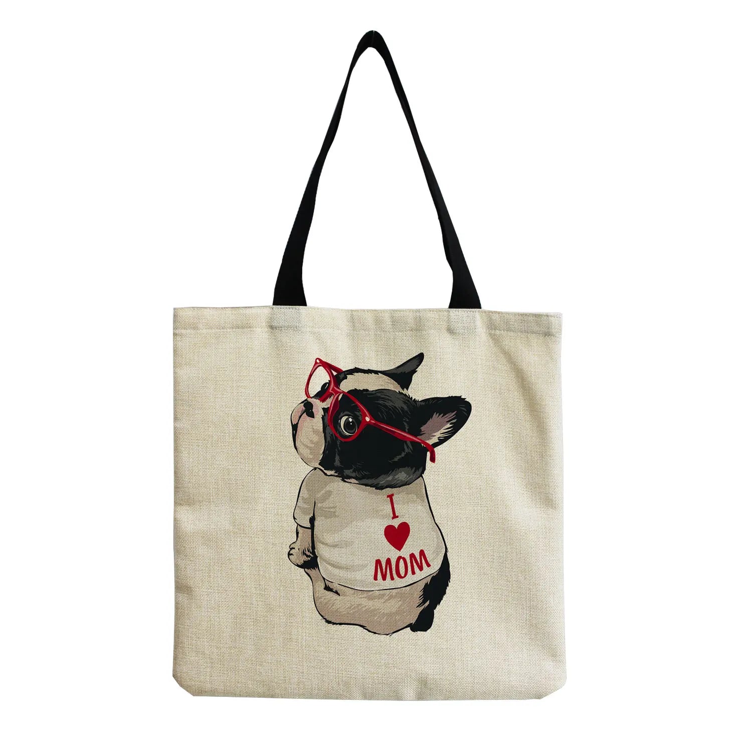 Women Shoulder Shopper Bag Lady Tote Bag Cartoon Animal Print