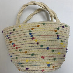 Women Shoulder Tote Bag Lovely Vegetable Basket Handbag Shopper Bag
