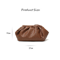Retro Cloud Women's Shoulder Bag Dumplings Crossbody Messenger Clutch Bag