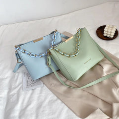 Chain Top-handle Shoulder Bag for Women Crossbody Tote Bucket Handbags