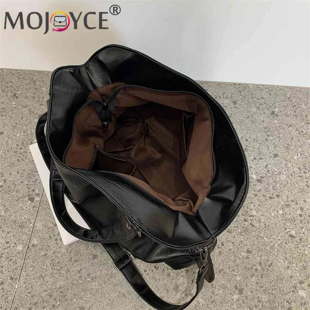Women Crossbody Bag PU Leather Messenger Handbag Casual Solid Female Tote Bag
