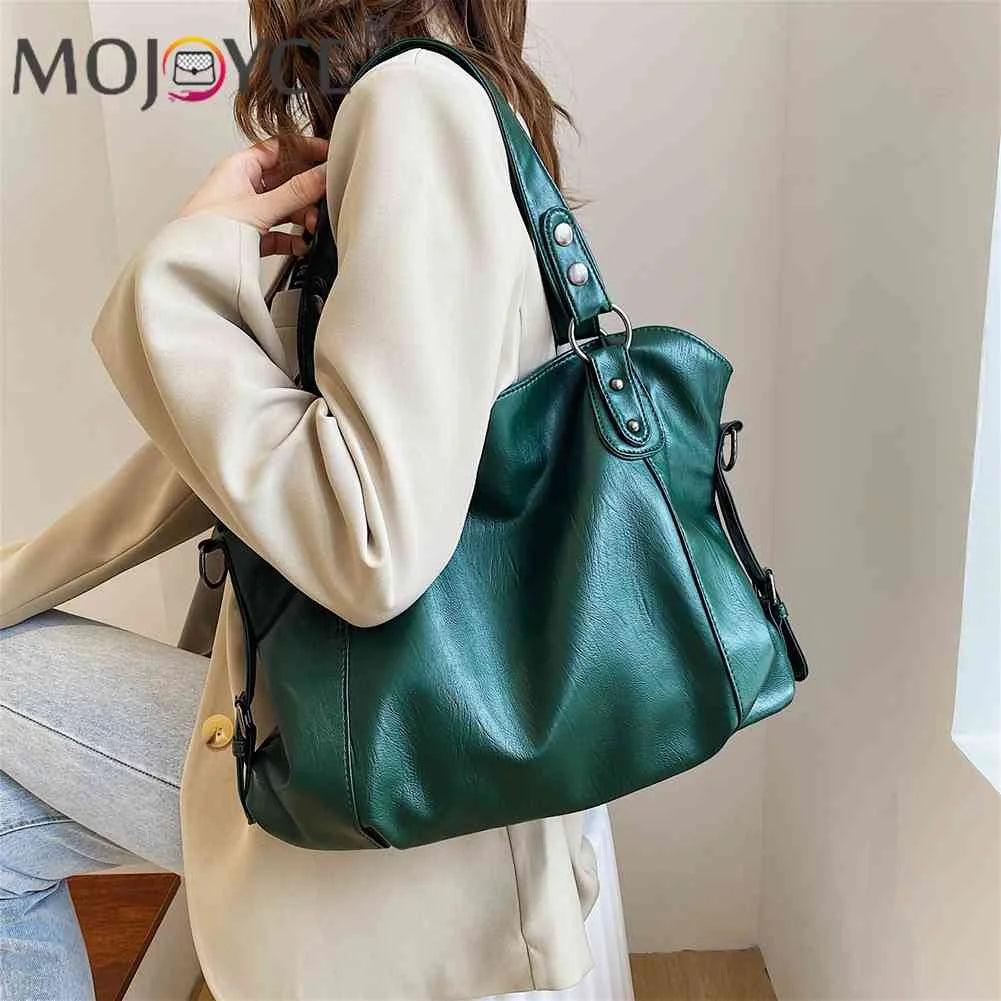 Women Crossbody Bag PU Leather Messenger Handbag Casual Solid Female Tote Bag