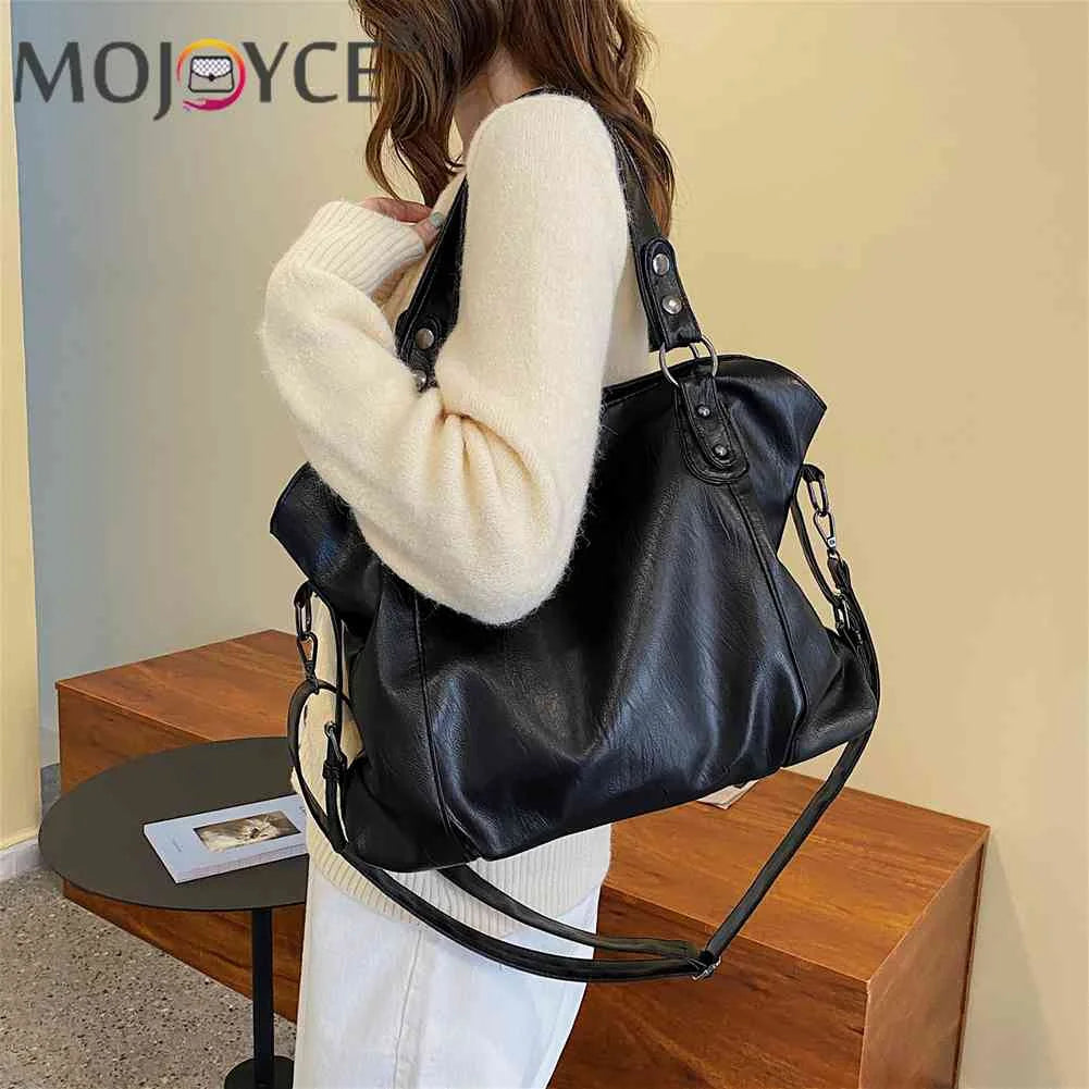Women Crossbody Bag PU Leather Messenger Handbag Casual Solid Female Tote Bag