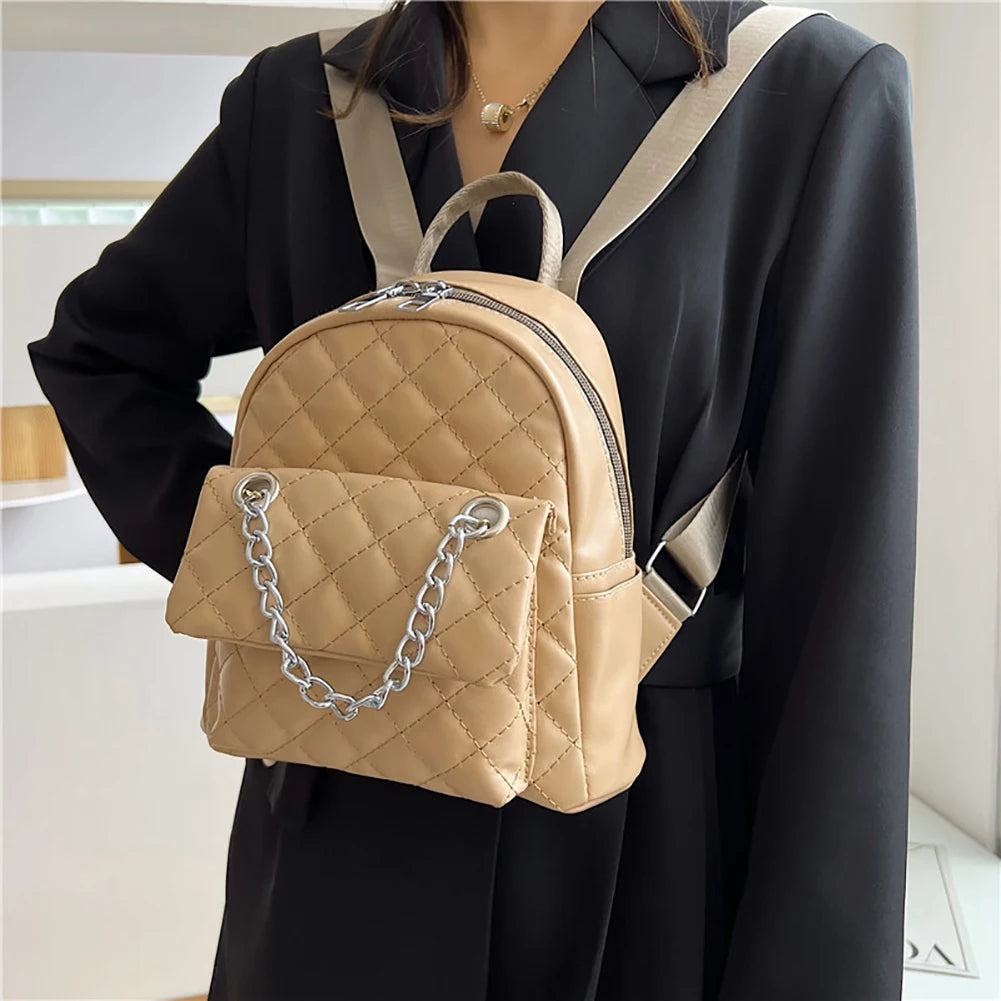 Women Mini Backpack Rhinestone Shoulder Bag School Travel Bagpack Handbags