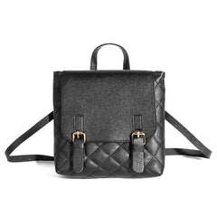 Women Small Backpack PU Leather Shoulder Bag Casual Daypack Female School Backpa