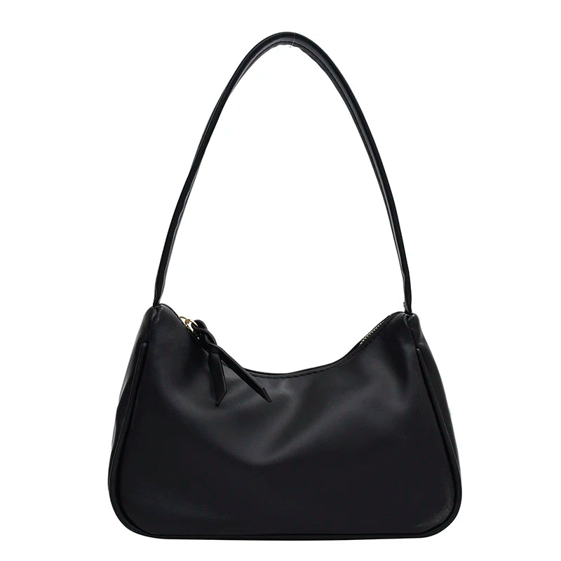 Vintage Leather Shoulder Bag Women Retro Designer Clutch