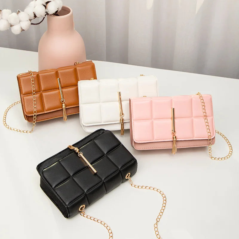 Women Small Bag Mini Pu Leather Messenger Famous Clutch Shoulder Crossbody Bag