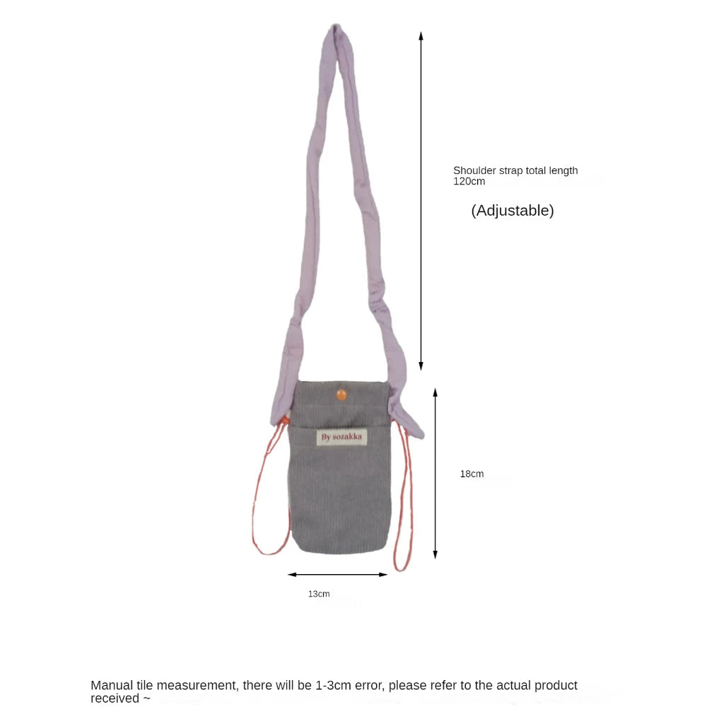 Women Small Crossbody Bag Casual Student Girls Messenger Bags Vintage