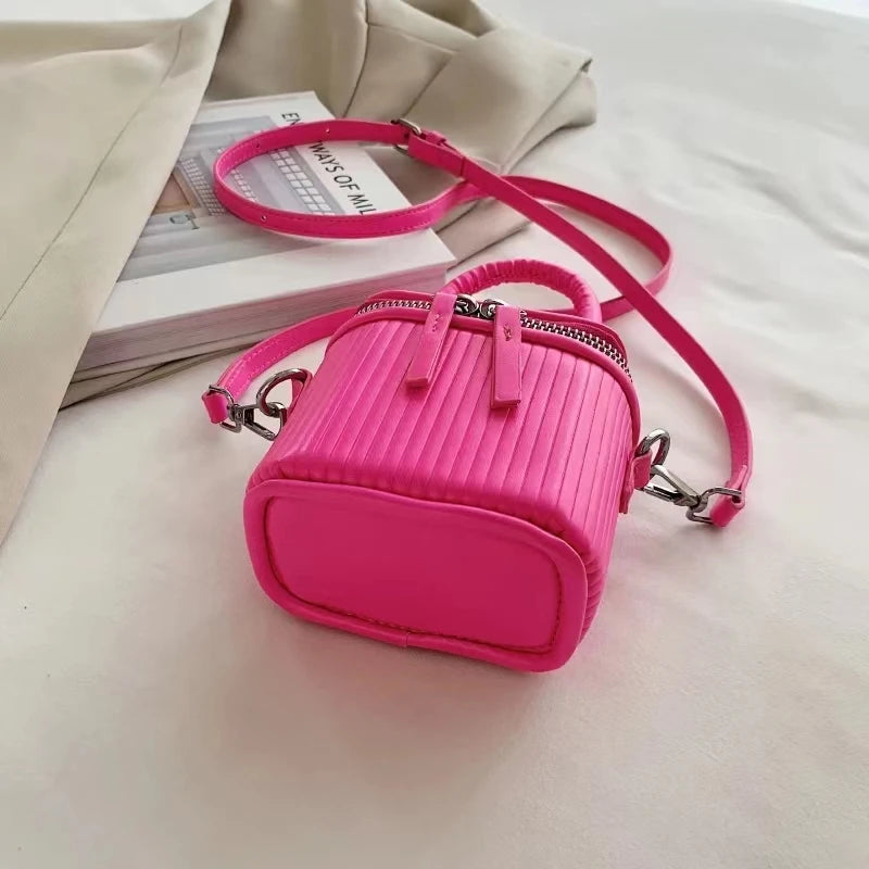 Women Small Crossbody Handbags Mobile Phone Bucket Bag For Coin ID Card Money