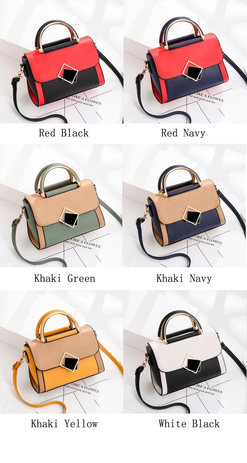 Women Small Square Bag Casual Retro Shoulder Handbag