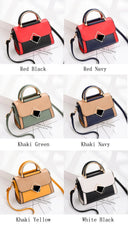 Women Small Square Bag Casual Retro Shoulder Handbag