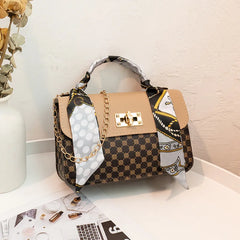 Women Small Square Bag Printed Single Shoulder crossbody Bags