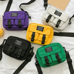 Women Canvas Messenger Bag Casual Shoulder Bag Crossbody Bags