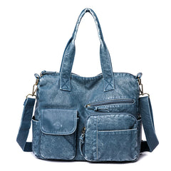Women Soft PU Leather Handbag Multi-compartment Shoulder Crossbody Bags