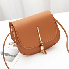 Women Mini Shoulder Bag Robot Bags PU Leather Tassel Bag For Girl