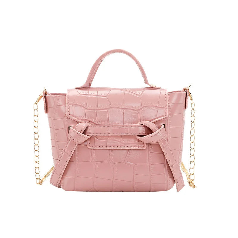 Women PU Leather Shoulder Bag Small Zipper Crossbody Handbags Tote