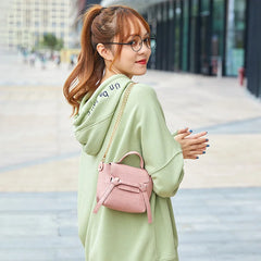 Women PU Leather Shoulder Bag Small Zipper Crossbody Handbags Tote