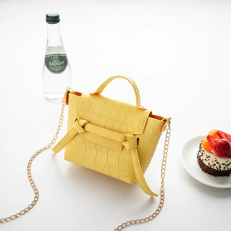 Women PU Leather Shoulder Bag Small Zipper Crossbody Handbags Tote