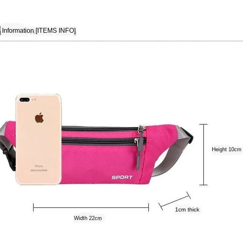 Women Sport Waist Pack Fanny Pack Crossbody Wallet Belt Travel Phone Bag