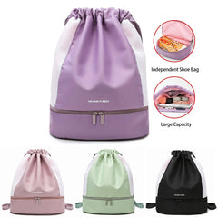 Women Sports Backpack Dry Wet Separation High Capacity Portable