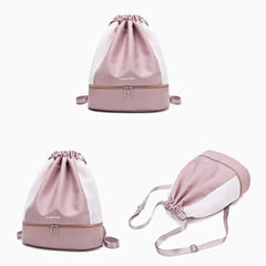 Women Sports Backpack Dry Wet Separation High Capacity Portable