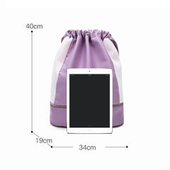 Women Sports Backpack Dry Wet Separation High Capacity Portable