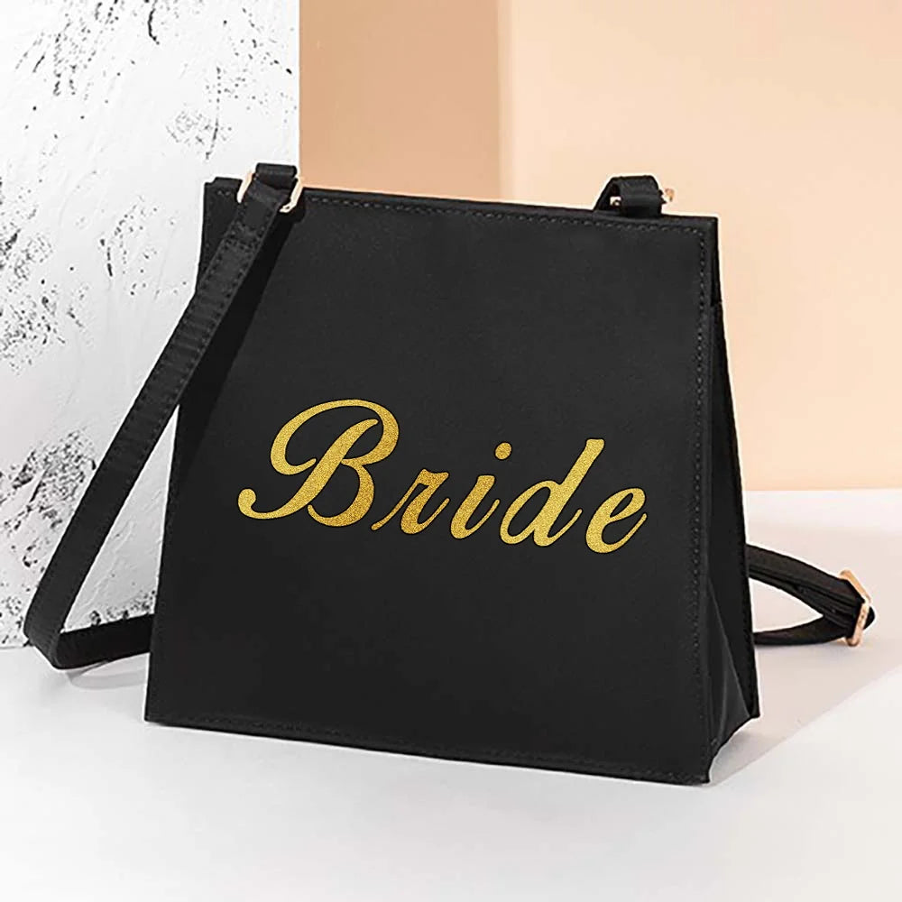 Women Square Bag Bride Pattern Messenger Bag Tower Buckle Mini Bag