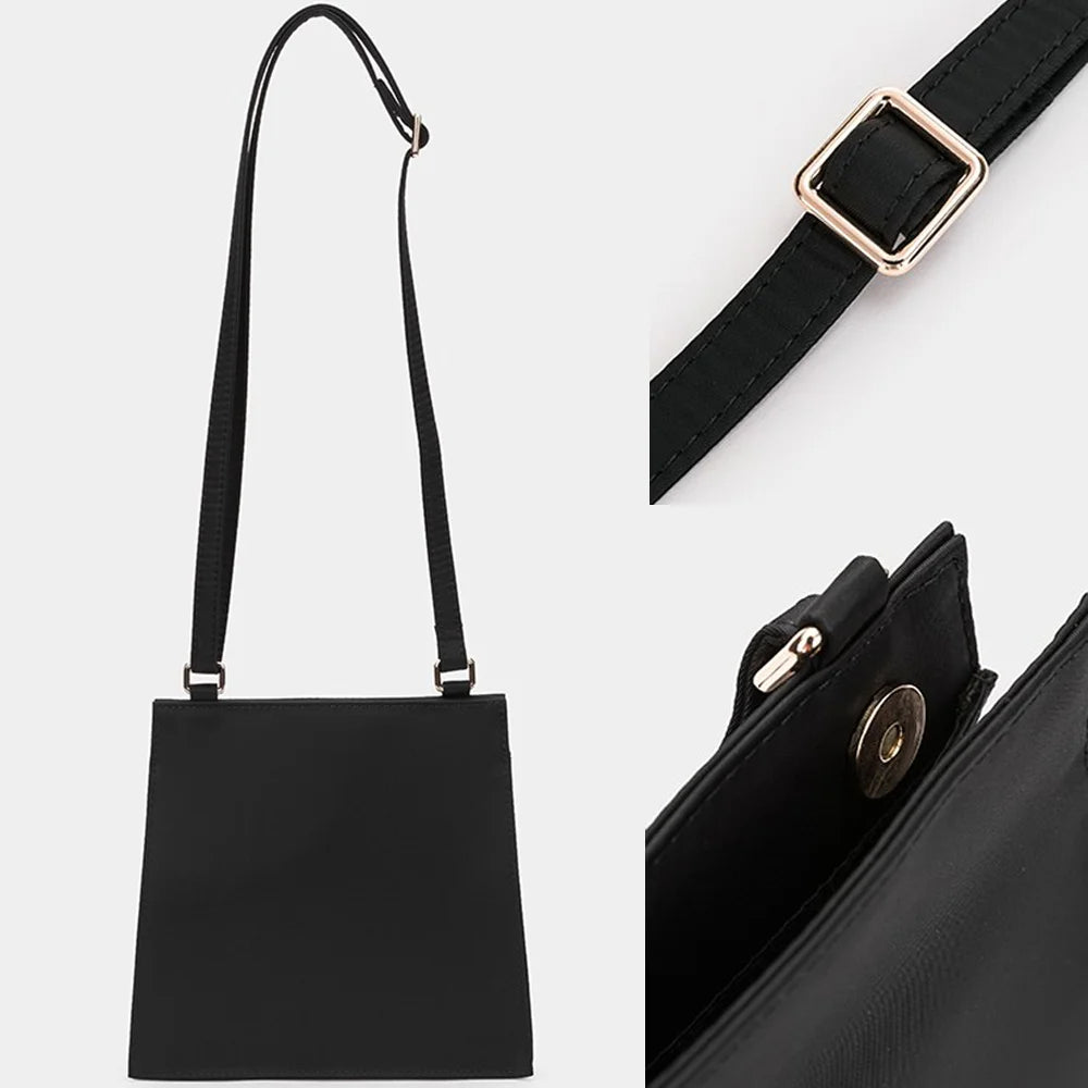Women Square Bag Bride Pattern Messenger Bag Tower Buckle Mini Bag