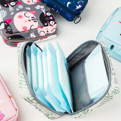 Women Tampon Storage Bag Sanitary Pad Pouch Organizer