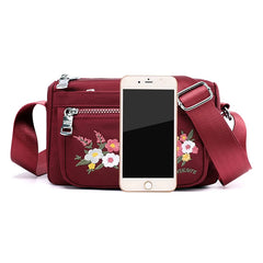 Nylon Top-handle Shoulder Bag Casual Tote Crossbody Messenger Bag