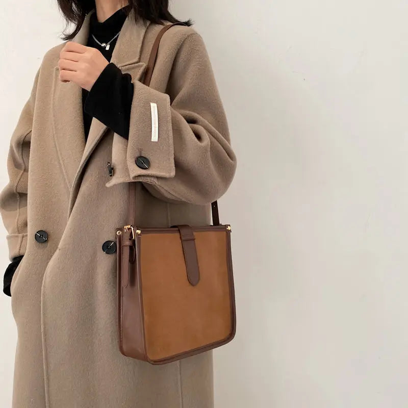 Women Tote Bag Crossbody Shoulder Bags Zipper PU Leather Handbag