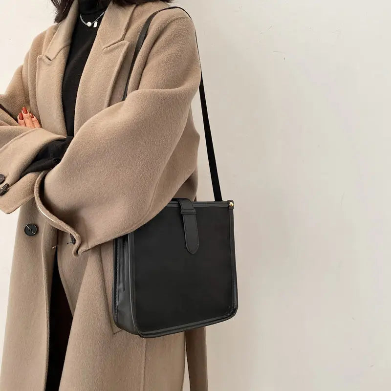 Women Tote Bag Crossbody Shoulder Bags Zipper PU Leather Handbag
