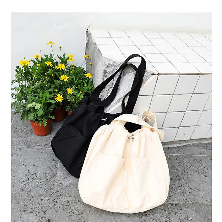 Women Tote Bag Japan Canvas Casual High-Capacity Shoulder Bags Handbags