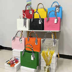 Women Tote Bag Large Capacity Pu Leather Shopping Hand Bag