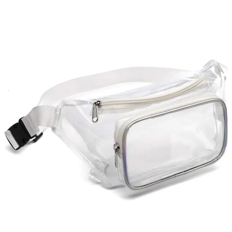 Women Transparent Waist Fanny Pack Belt Bag