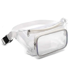 Women Transparent Waist Fanny Pack Belt Bag