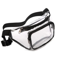 Women Transparent Waist Fanny Pack Belt Bag