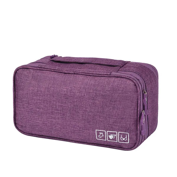 Women Travel Accessories Bra Underwear Bag Double Storage Pouch