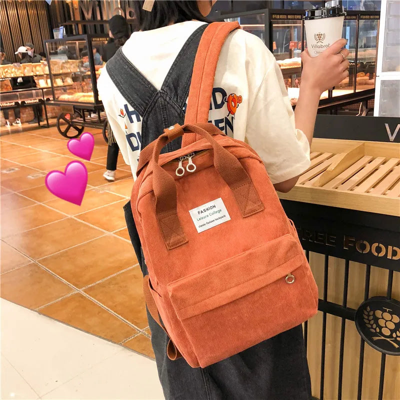 Harajuku Style Women's Travel Backpack for Teenage Girls
