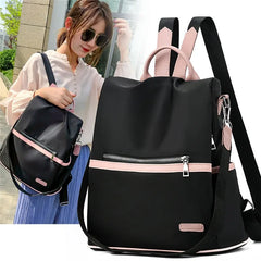 Anti-Theft Oxford Backpack Women Travel Bag