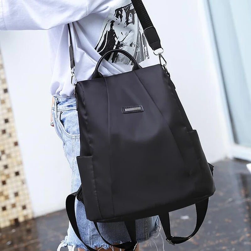 Women's Anti-Theft Travel Backpack, Oxford Cloth