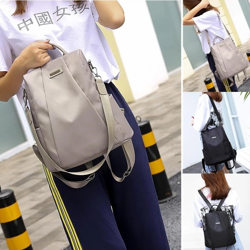 Anti-Theft Oxford Backpack Women Travel Bag