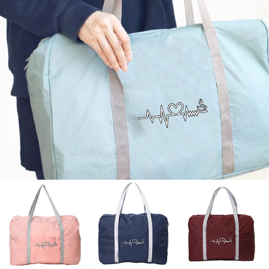 Food Print Series Travel Bag Camping Organizer Zipper Carry On Bags